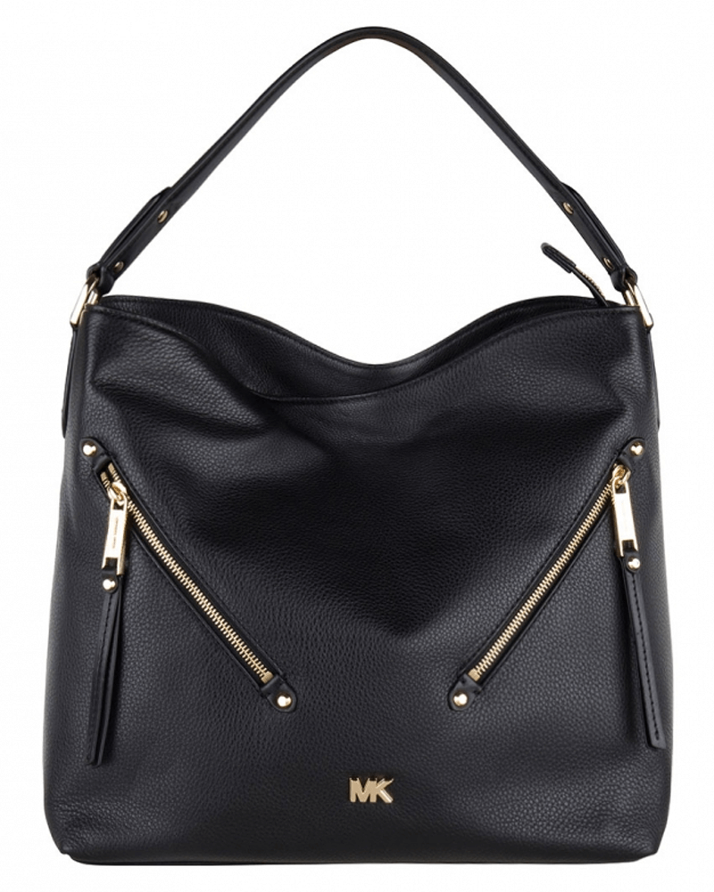 Michael Kors Evie Large Hobo - Sort Apparel & Accessories Beautycos