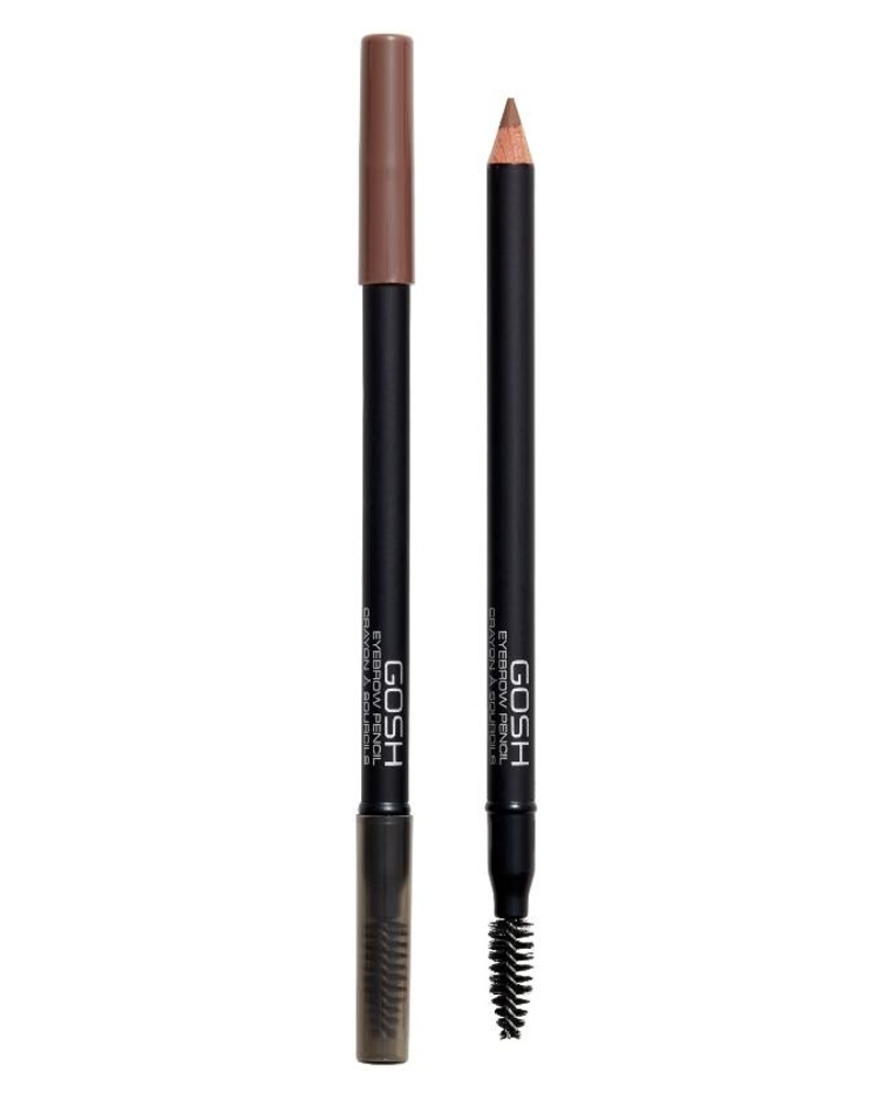 Gosh Eyebrow Pencil 01 Brown 1 G Health & Beauty Personal Care Cosmetics Makeup Eye Enhancers Beautycos