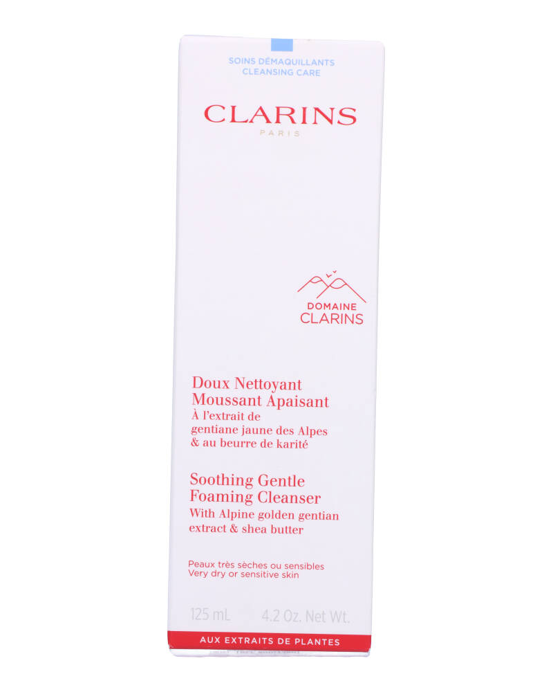 Clarins Soothing Gentle Foaming Cleanser 125 ML Health & Beauty Personal Care Cosmetics Skin Facial Cleansers Beautycos