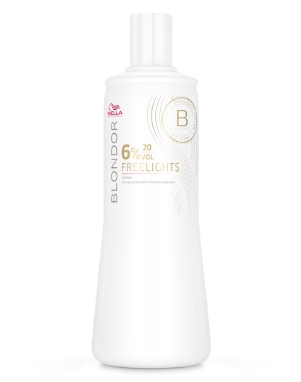 Wella Blondor Freelights Oxydant 6% 20Vol 1000 ML Health & Beauty Personal Care Hair Coloring Accessories Beautycos