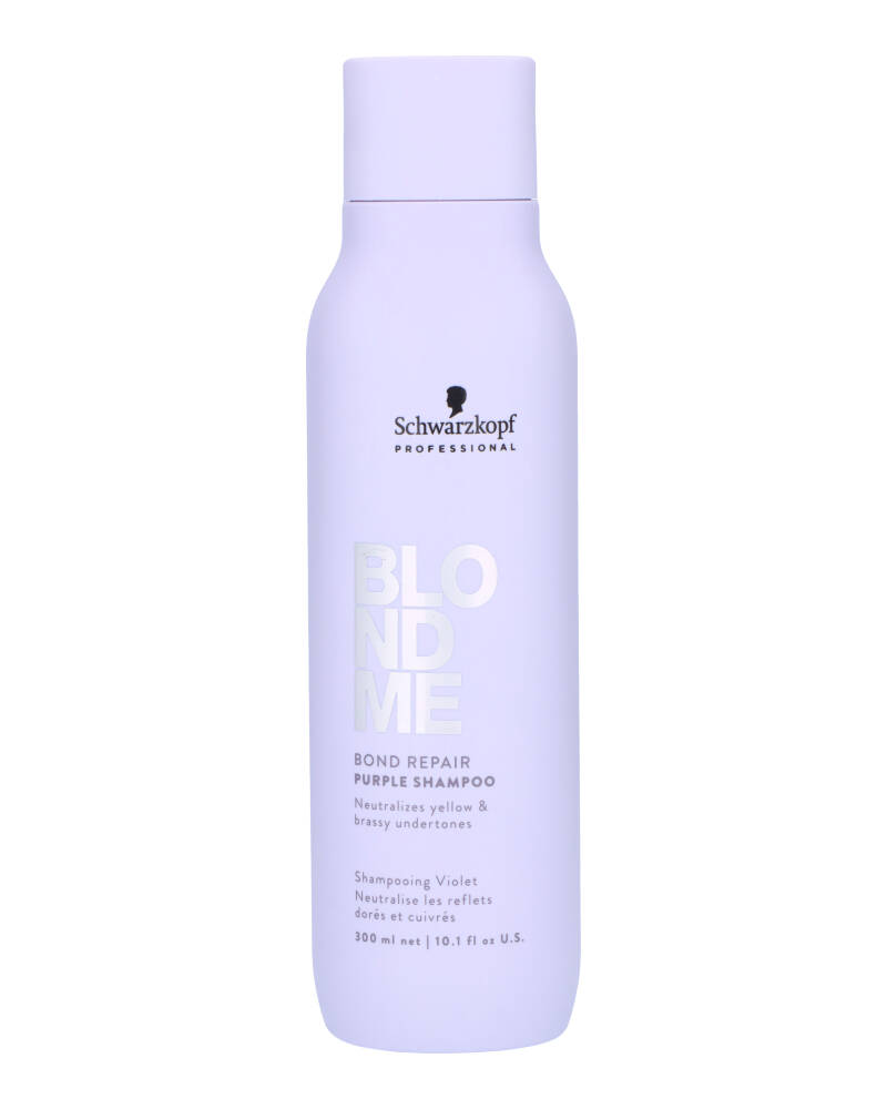 Schwarzkopf Blondme Bond Repair Purple Shampoo 300 ML Health & Beauty Personal Care Hair Conditioner Beautycos