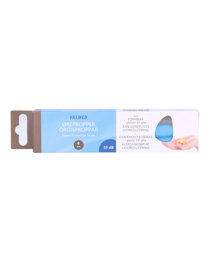 Valmed Ørepropper 4 Stk Health & Beauty Care Medical Tests Beautycos