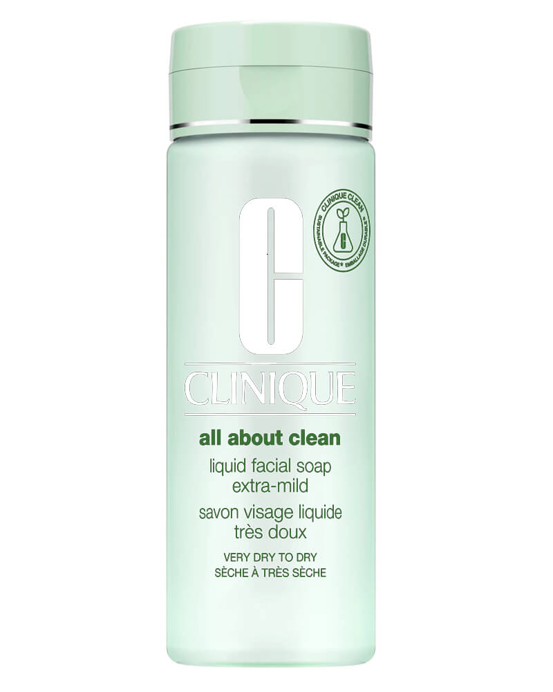 Clinique Liquid Facial Soap - Extra Mild Very Dry To 200 ML Health & Beauty Personal Care Cosmetics Skin Cleansers Beautycos