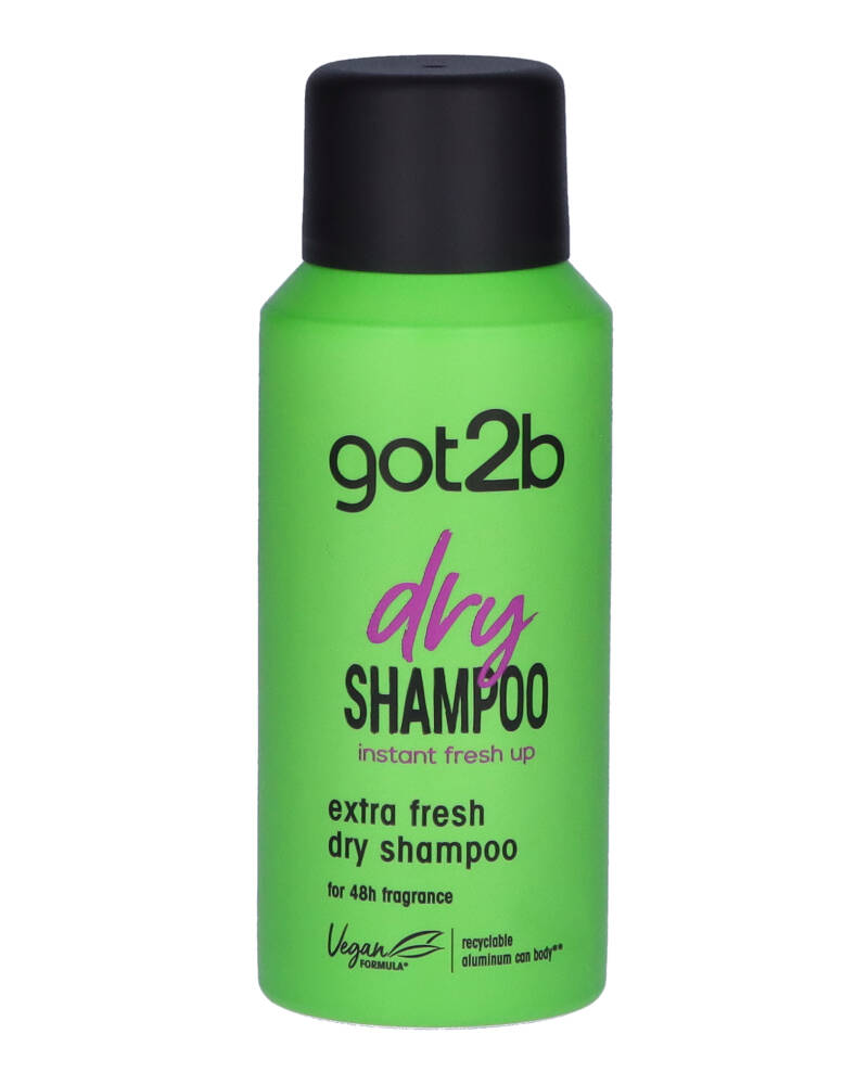 Schwarzkopf Got2B Dry Shampoo Extra Fresh 100 ML Health & Beauty Personal Care Hair Styling Products Beautycos
