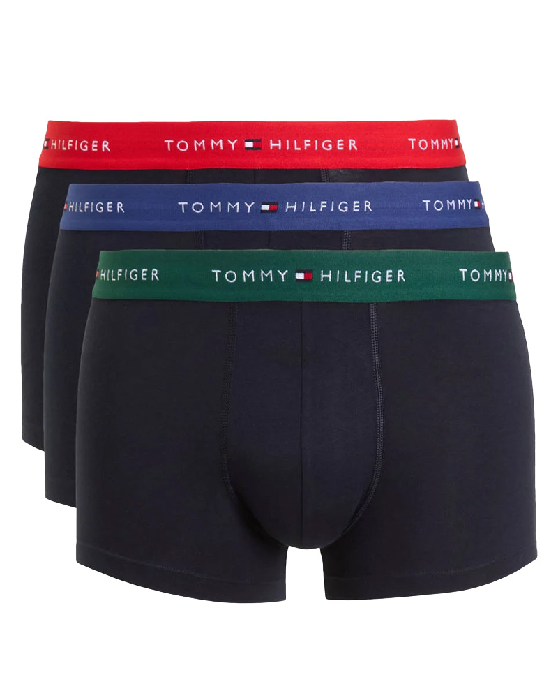 Tommy Hilfiger Signature Cotton Essentials Trunk 3-Pack Str S Apparel & Accessories Clothing Underwear Socks Beautycos