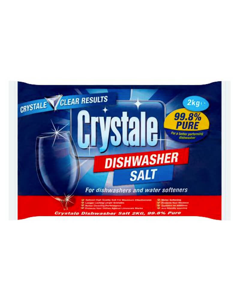 Crystale Dishwasher Salt 2000 G Home & Garden Household Supplies Cleaning Products Dish Detergent Soap Beautycos