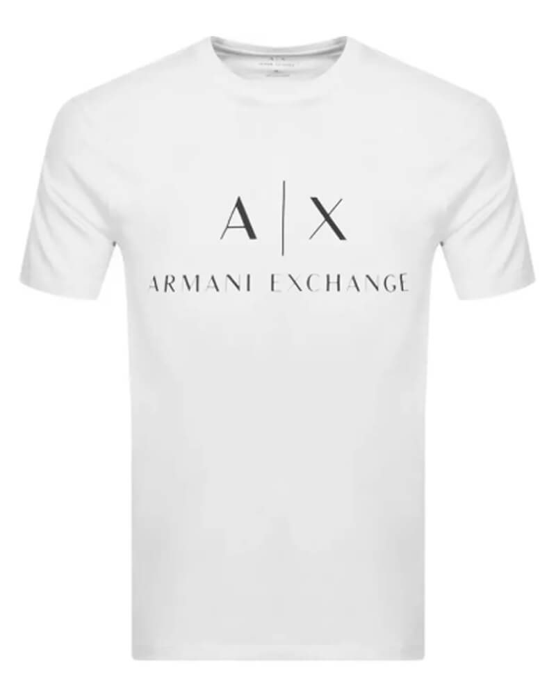 Armani Exchange T-Shirt Hvid Str Xxl Apparel & Accessories Clothing Shirts Tops Beautycos