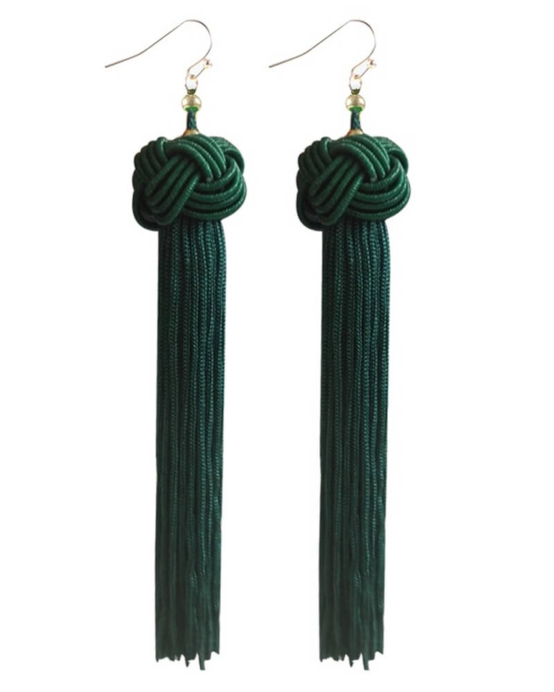 Everneed Maliva Tassel Grøn (U) Apparel & Accessories Jewelry Beautycos
