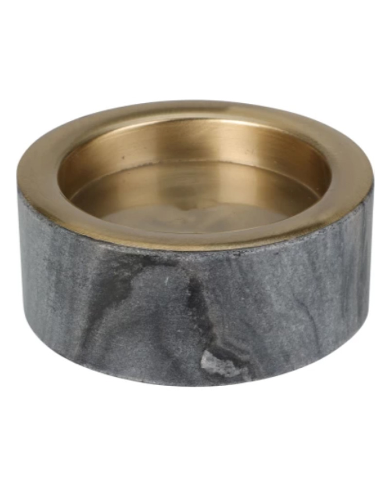 Excellent Houseware Marble Candle Holder Grey 10 X 4 CM Home & Garden Beautycos