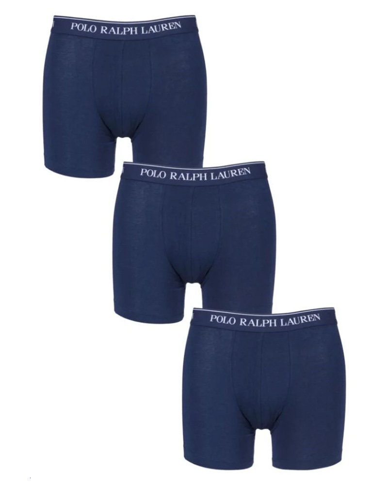Polo Ralph Lauren Stretch Cotton Navy Str Xxl 3 Stk Apparel & Accessories Clothing Underwear Socks Beautycos