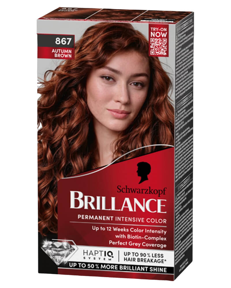 Schwarzkopf Brillance 867 Autumn Brown (W) 160 ML Health & Beauty Personal Care Hair Color Beautycos