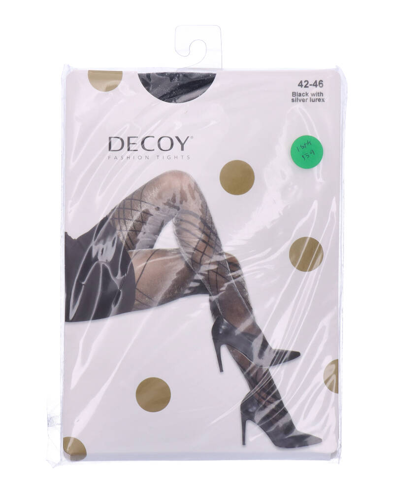 Decoy Fashion Tights Black Str 42-46 Apparel & Accessories Clothing Underwear Socks Beautycos
