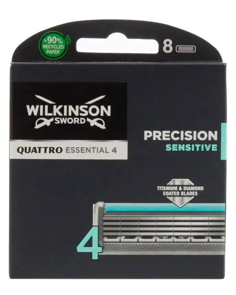 Wilkinson Sword - Quattro Titanium Sensitive 8 Stk Health & Beauty Personal Care Shaving Grooming Hair Clipper Trimmer Accessories Beautycos