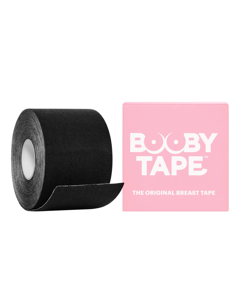 Booby Tape The Original Breast Black (U) Apparel & Accessories Clothing Underwear Socks Bra Petals Concealers Beautycos