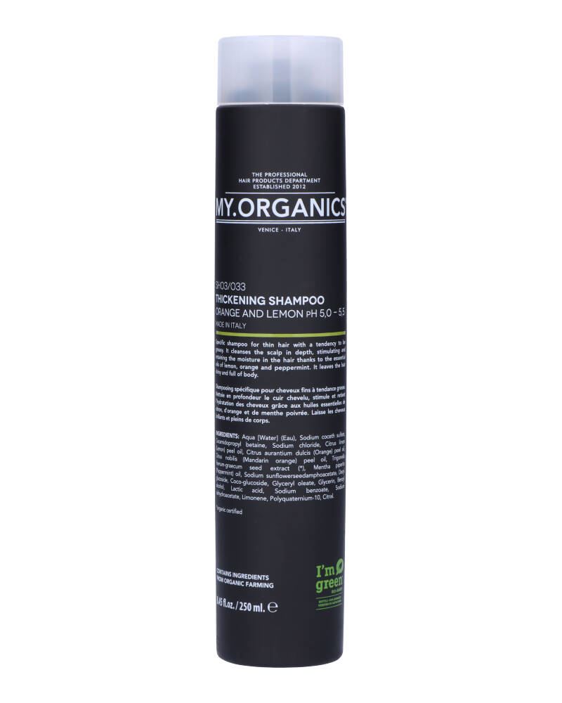 My Organics Thickening Shampoo Orange And Lemon 250 ML Health & Beauty Personal Care Hair Conditioner Beautycos