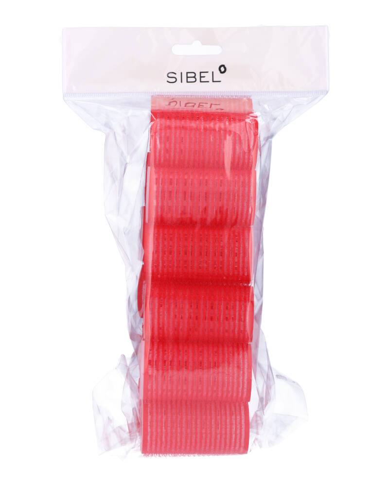 Sibel Velcro Curlers Roller Red 36Mm - Ref P000465 12 Stk Health & Beauty Personal Care Hair Styling Tools Beautycos