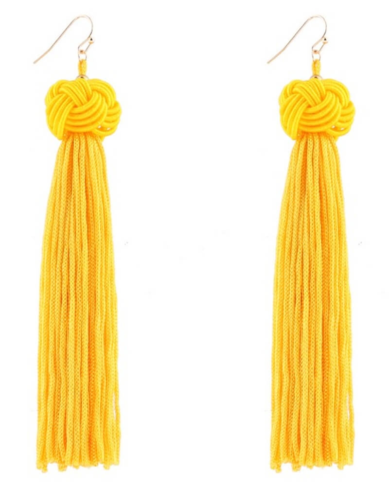 Everneed Maliva Tassel Gul (U) Apparel & Accessories Jewelry Beautycos