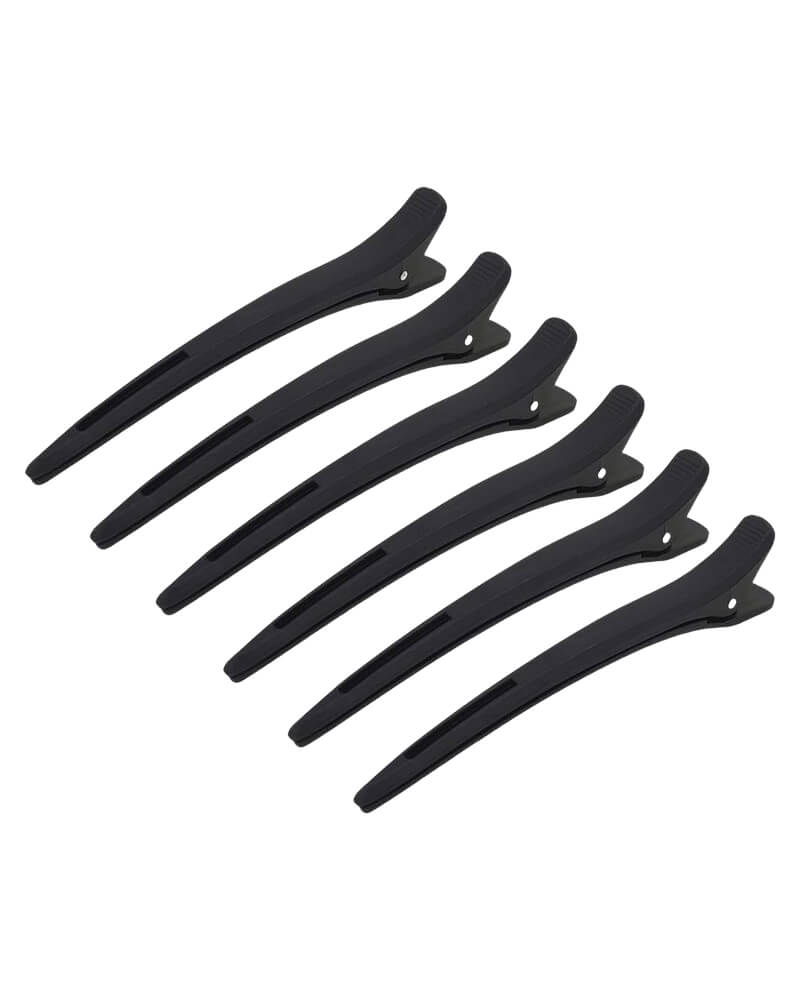 Sibel Section Clips Nylon Black 6Pcs Ref P000151 6 Stk Apparel & Accessories Clothing Hair Pins Claws Beautycos