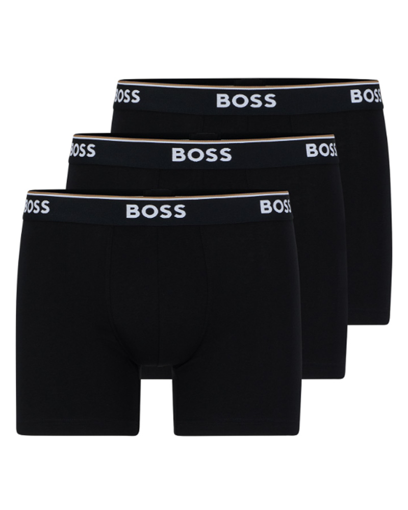 Hugo Boss 3-Pack Boxer Brief Cotten Stretch - Str M 3 Stk Apparel & Accessories Clothing Underwear Socks Beautycos
