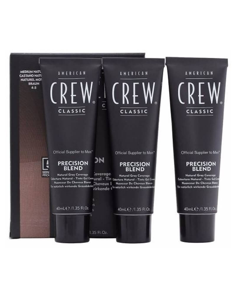 American Crew Precision Blend - Medium Natural 4-5 3X40Ml 40 ML 3 Stk Health & Beauty Personal Care Hair Color Beautycos