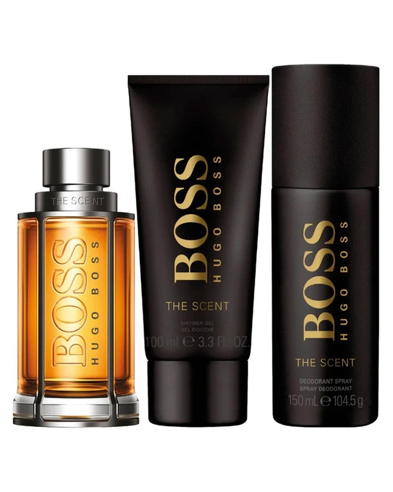 Hugo Boss The Scent Edt Gift Set 100 ML Health & Beauty Personal Care Deodorant Anti-Perspirant Beautycos