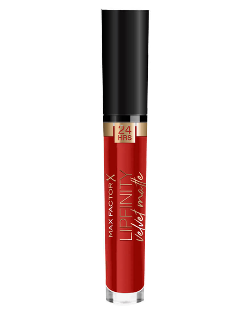 Max Factor Lipfinity Velvet Matte 025 Red Luxury 3 ML Health & Beauty Personal Care Cosmetics Makeup Lip Lipstick Beautycos
