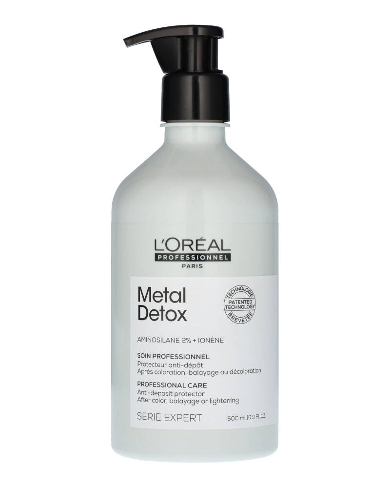 Loreal Metal Detox Anti-Deposit Protector 500 ML Health & Beauty Personal Care Hair Shampoo Conditioner Conditioners Beautycos