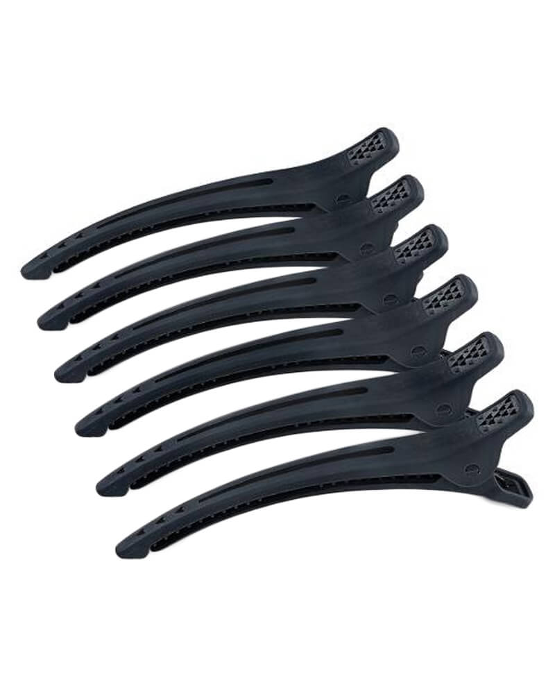 Sibel Separation Hårklemmer 12Cm - Ref P000848 6 Stk Apparel & Accessories Clothing Hair Pins Claws Clips Beautycos