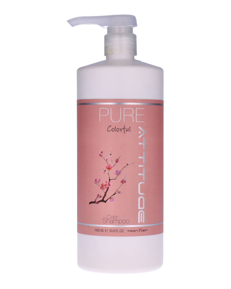Trontveit Attitude Pure Colorful Shampoo 1000 ML Health & Beauty Personal Care Hair Conditioner Beautycos