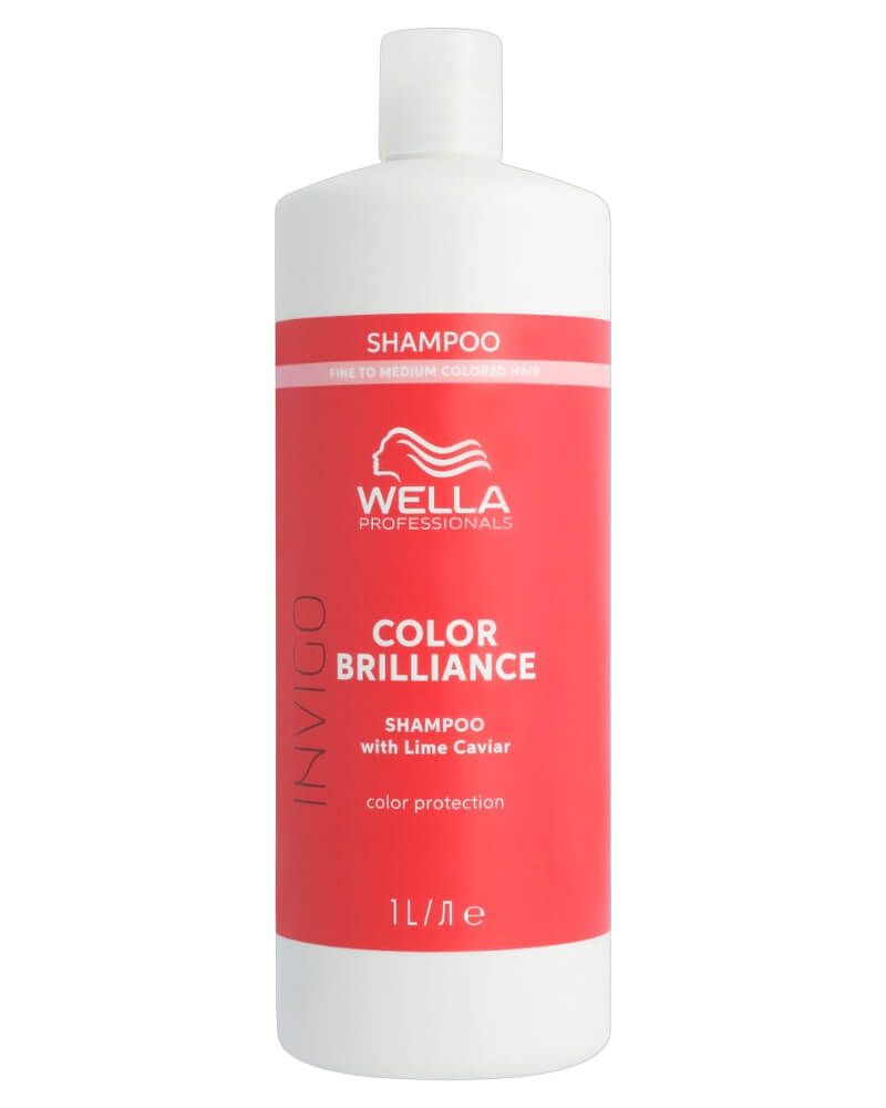 Wella Invigo Color Brilliance Protection Shampoo Fine Normal Hair 1000 ML Health & Beauty Personal Care Conditioner Beautycos