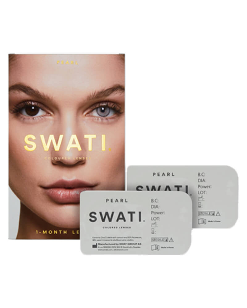 Swati Cosmetics 1 Måneds Kontaktlinser Pearl Health & Beauty Personal Care Makeup Eye Beautycos