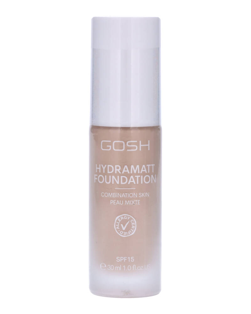 Gosh Hydramatt Foundation Combination Skin Peau Mixte 002R Very Light 30 ML Health & Beauty Personal Care Cosmetics Makeup Face Beautycos