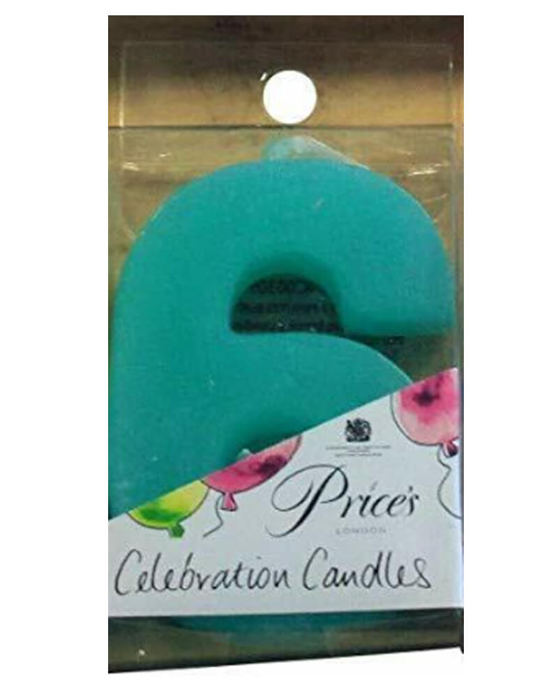 Price&Apos S Celebration Candles Number 6 Arts & Entertainment Party Supplies Beautycos
