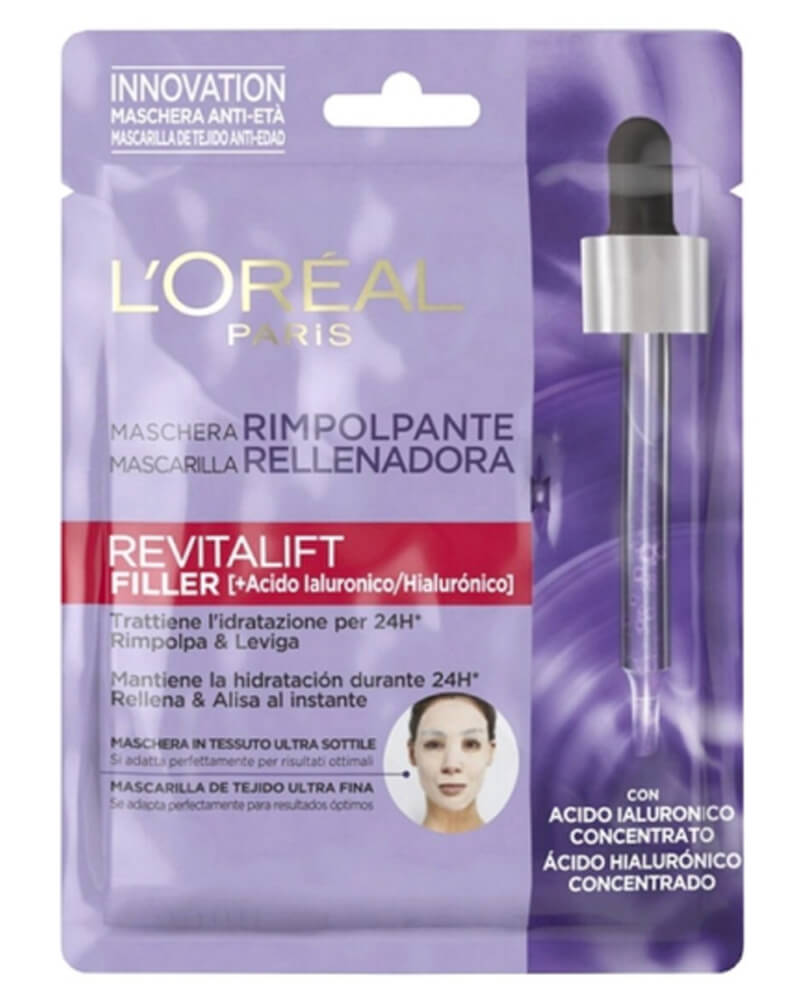 Loreal Refreshing Plumping Sheet Mask Revitalift Filler 30 G Health & Beauty Personal Care Cosmetics Skin Masks Peels Beautycos