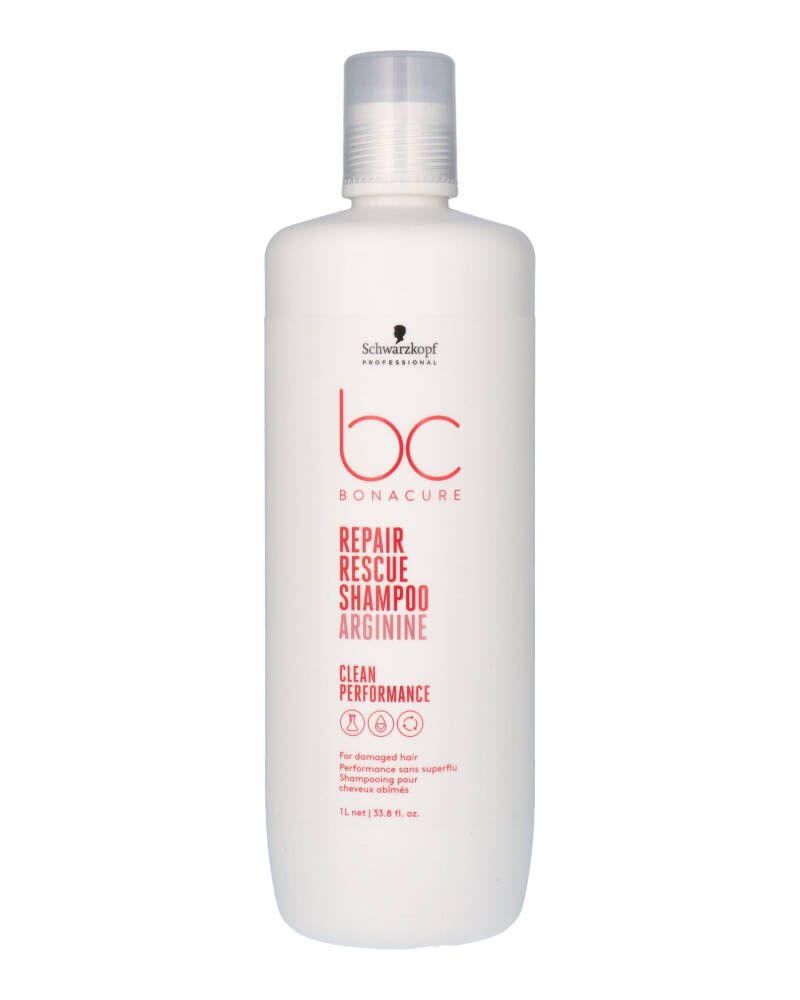 Schwarzkopf Bc Bonacure Repair Rescue Shampoo Arginine 1000 ML Health & Beauty Personal Care Hair Conditioner Beautycos