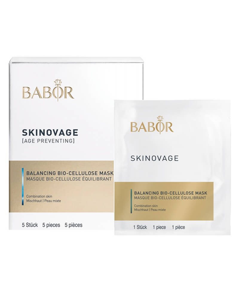 Babor Balancing Bio-Cellulose Mask 5 Stk Health & Beauty Personal Care Cosmetics Skin Masks Peels Beautycos