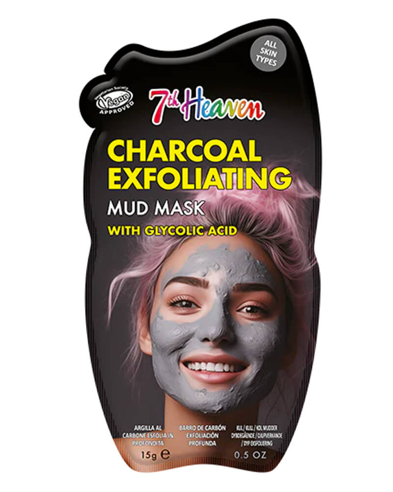 7Th Heaven Charcoal Exfoliating Mud Mask 15 G Health & Beauty Personal Care Cosmetics Skin Masks Peels Beautycos
