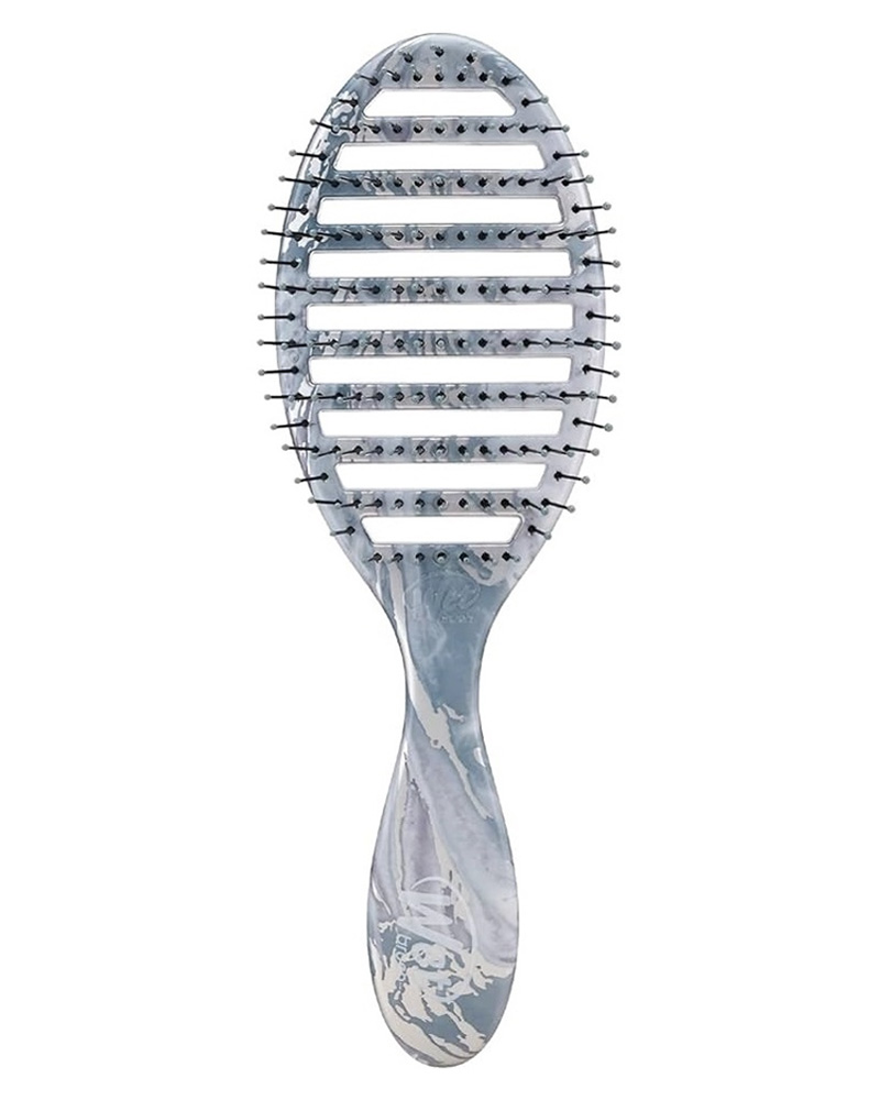 Wet Brush Speed Dry Metallic Marble Silver Health & Beauty Personal Care Hair Styling Tools Combs Brushes Beautycos
