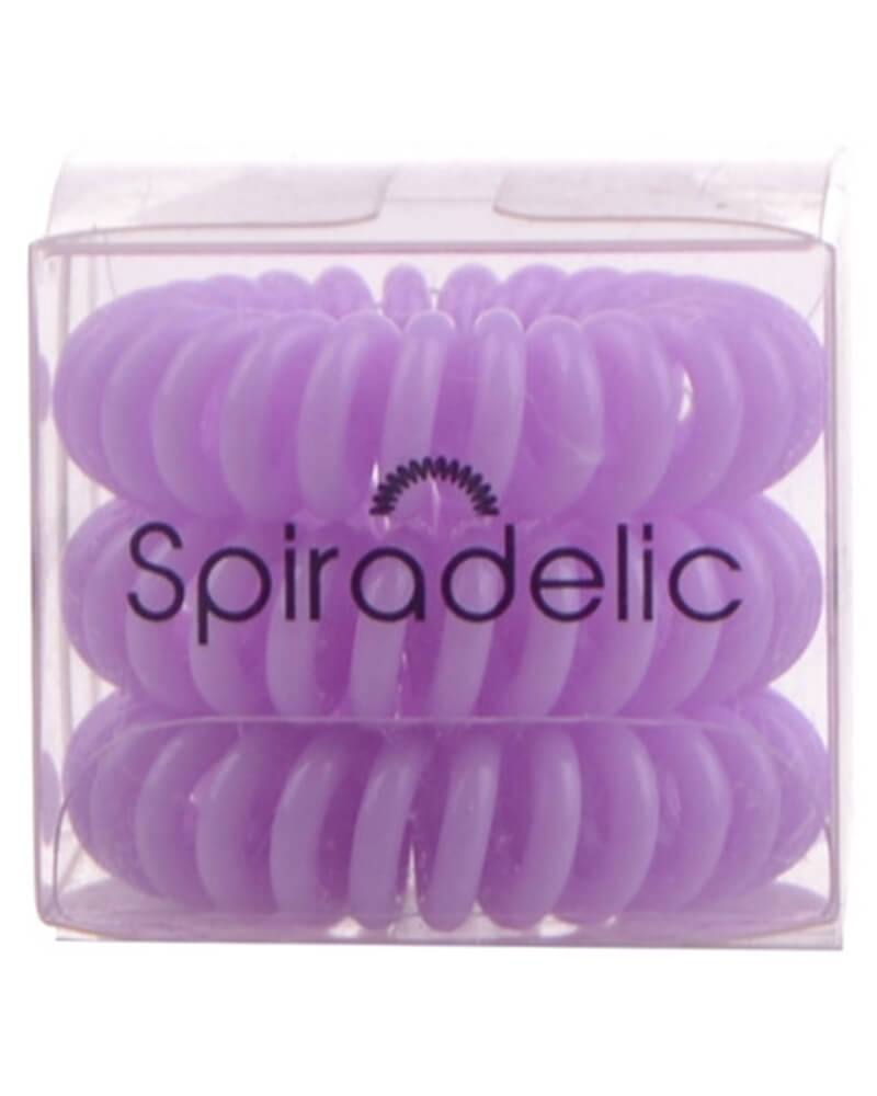 Sibel Spiradelic - Purple (U) 3 Stk Apparel & Accessories Clothing Hair Ponytail Holders Beautycos
