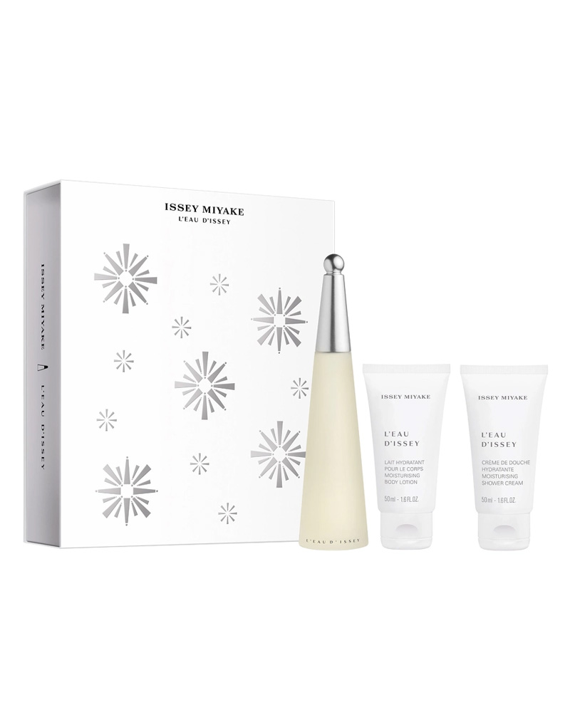 Issey Miyake Leau Dissey Gift Set 50 ML Arts & Entertainment Party Celebration Giving Wrapping Boxes Tins Beautycos