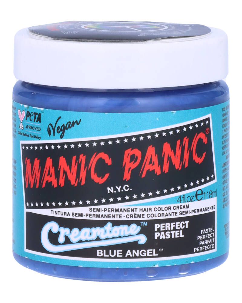Manic Panic Semi-Permanent Color Cream Blue Angel 118 ML Health & Beauty Personal Care Hair Beautycos