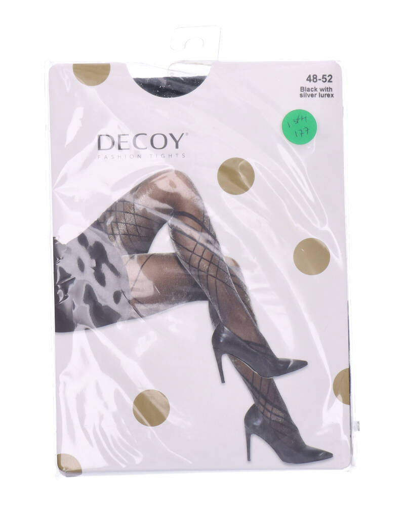 Decoy Fashion Tights Black Str 48-52 Apparel & Accessories Clothing Underwear Socks Beautycos