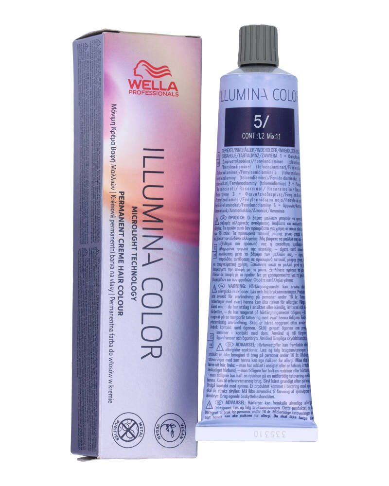 Wella Illumina Color 5 60 ML Health & Beauty Personal Care Hair Beautycos