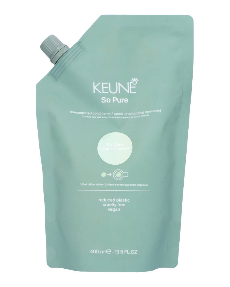 Keune So Pure Clarify Conditioner Refill 400 ML Health & Beauty Personal Care Hair Shampoo Conditioners Beautycos