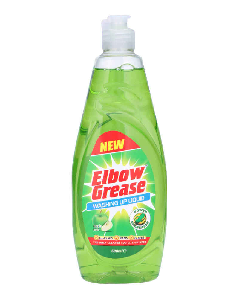 Elbow Grease Washing Up Liquid 600 ML Home & Garden Household Supplies Cleaning Products Dish Detergent Soap Beautycos