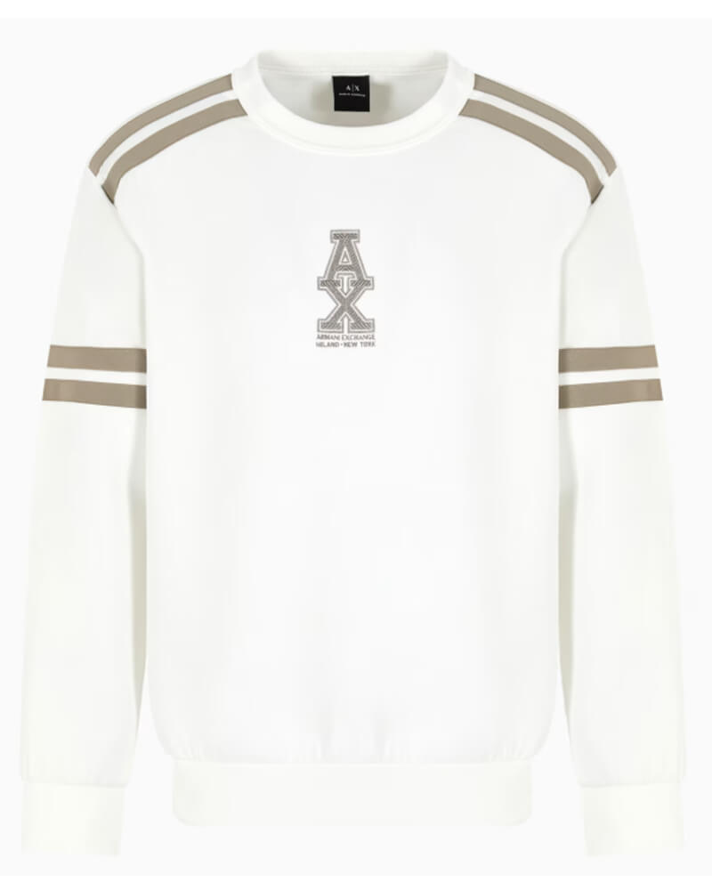 Armani Exchange Men&Apos S Sweatshirt White L Apparel & Accessories Clothing Shirts Tops Beautycos