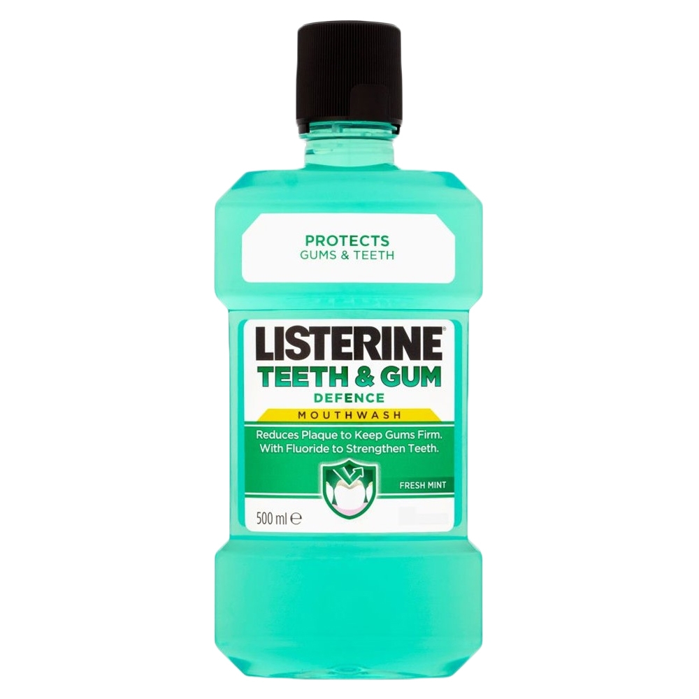 Listerine Teeth Gum Defence Mouthwash 500 ML Health & Beauty Personal Care Oral Beautycos