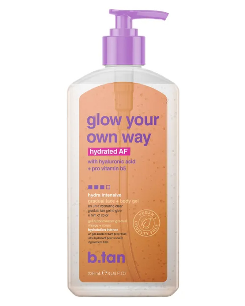 B Tan Glow Your Own Way Hydrated Af 236 ML Health & Beauty Personal Care Cosmetics Skin Tanning Products Beautycos