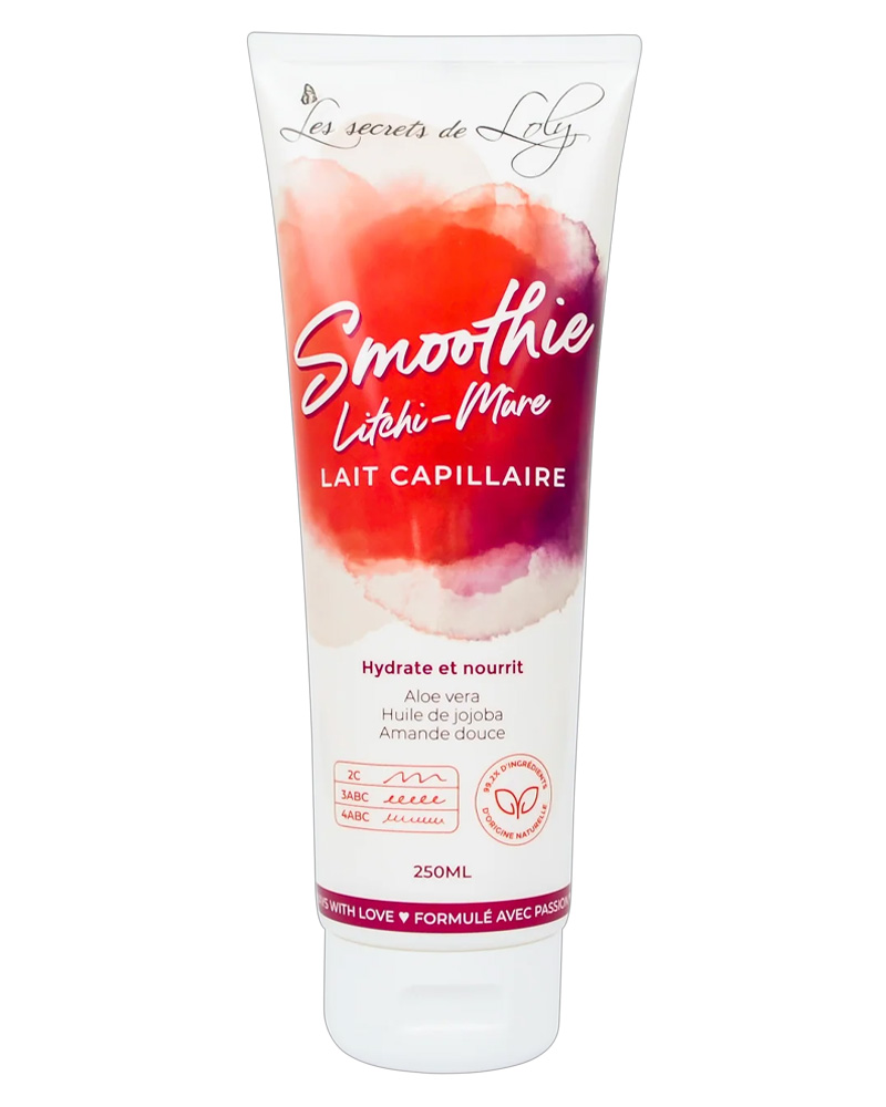 Les Secrets De Loly Smoothie Litchi Mure Lait Capillaire 250 ML Health & Beauty Personal Care Hair Shampoo Conditioner Conditioners Beautycos