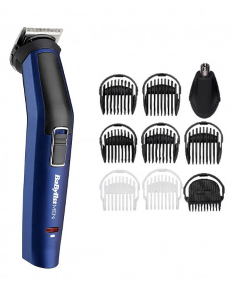 Babyliss For Men The Blue Edition 10 In 1 Multi Trimmer Health & Beauty Personal Care Shaving Grooming Hair Clipper Accessories Beautycos